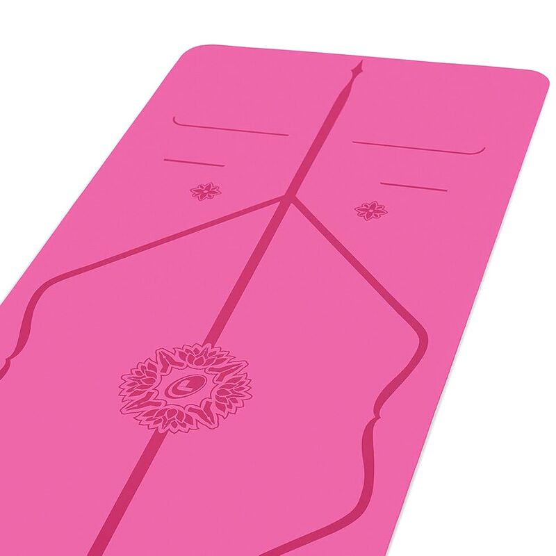 Thảm tập yoga định tuyến PU Liforme Gratitude - Grateful Pink 4.2mm