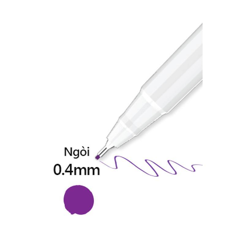 Bút Lông Kim Gira 0.4 mm - Smart Kids FL01 - Mực Tím