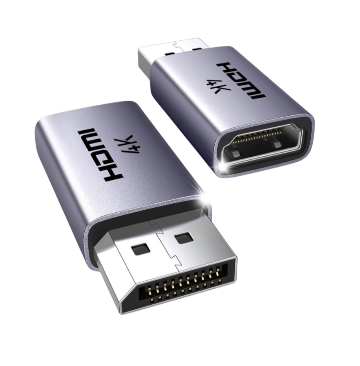Đầu đổi Displayport sang HDMI (Female) Ugreen 55935 (1 bộ - 2 cái đầu chuyển) - Hàng chính hãng