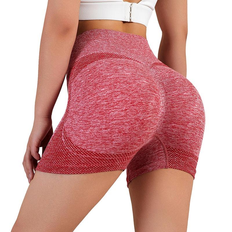 Quần short Yoga Lady Yoga High Workout Short Fitness Yoga nâng mông tập thể dục nữ tập thể dục yoga chạy quần ngắn trang phục thể thao Color: Black2 Size: S
