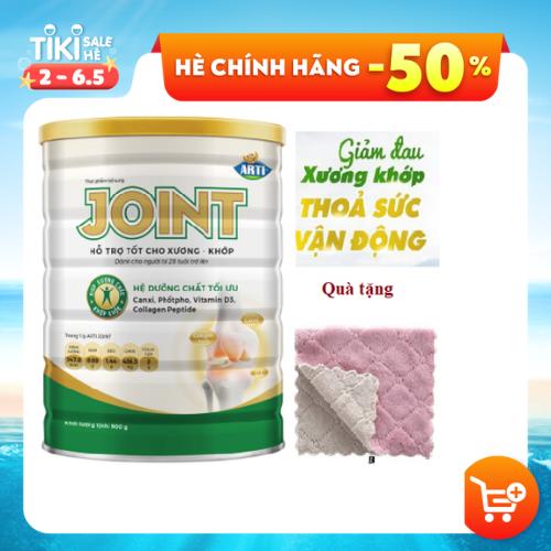 (Date T12/2024)Sữa bột Arti Joint (900g) hỗ trợ tốt cho xương khớp dành cho người từ 28 tuổi trở lên