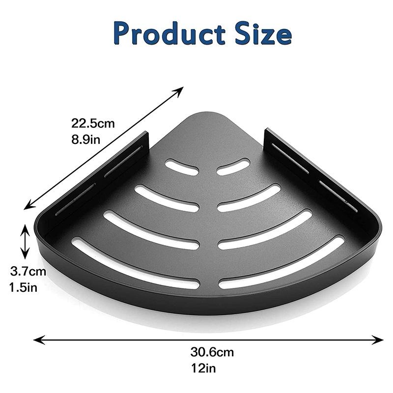 Shower Basket, Triple-cornered Shower Shelf, Corner Shelf, No Drilling Shower Shelf, Shower Shelf Caddy, Bathroom Shelf