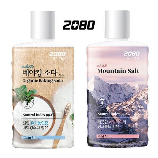 Nước súc miệng muối biển Himalaya 2080 Korea Aekyung Hàn Quốc 750ml