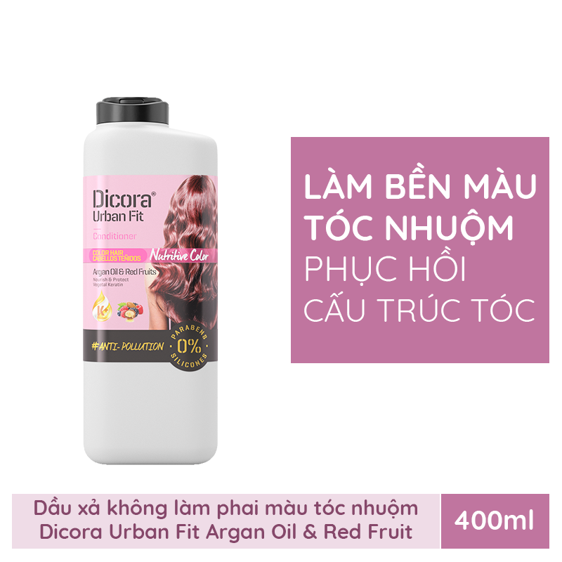 Dầu xả dành cho tóc nhuộm chiết xuất tinh dầu Argan 400ml