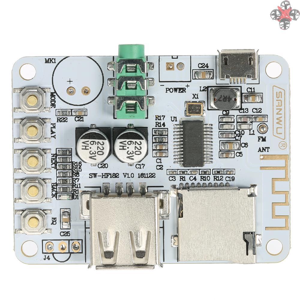Mô Đun Thu Phát Bluetooth 2.1 Usb Dc 5v Có Khe Cắm Thẻ Tf