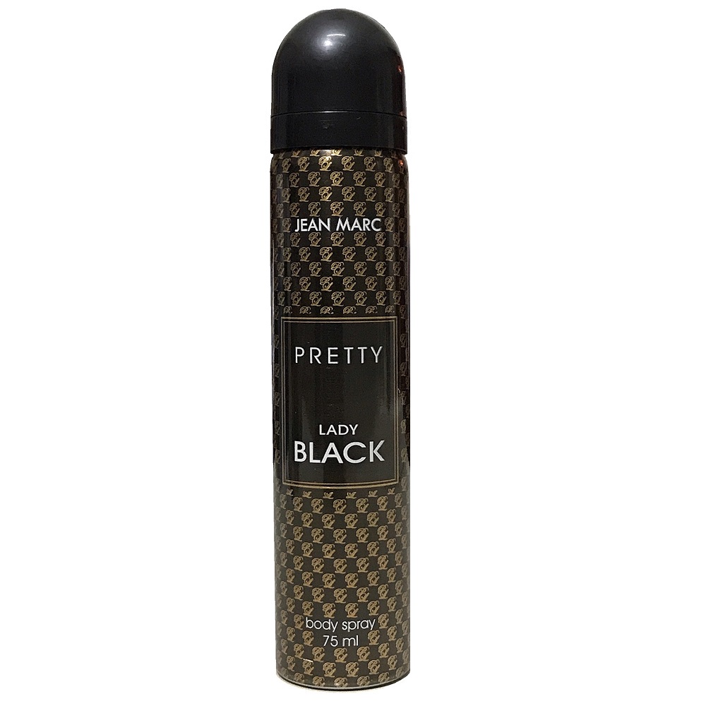 Xịt khử mùi toàn thân nữ Jean Marc Pretty Lady Black 75ml