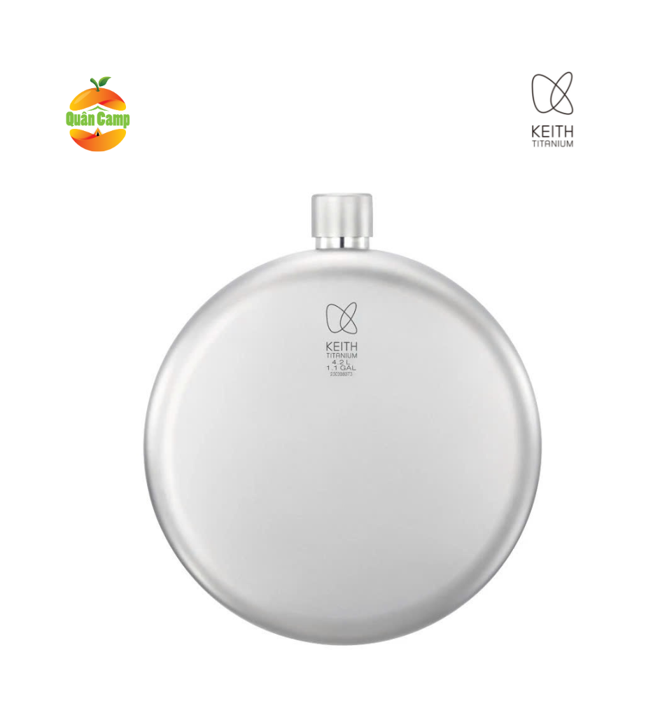Bình đựng nước Titanium Western Cowboy Canteen KEITH Ti3037 1.9Lit