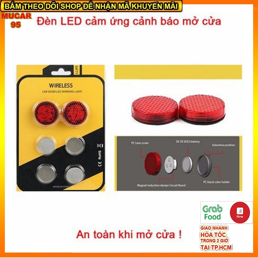 Bộ 4 Đèn Báo Hiệu Mở Cửa Xe Ô Tô ,Xe Hơi,Đèn cảnh báo ,cảnh báo mở cửa xe oto , phụ kiện oto