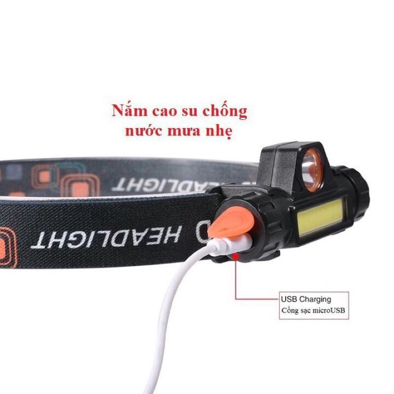 Đèn pin đội đầu 2 bóng TT 101 siêu sáng siêu rẻ kèm pin vạ sạc đồ câu FISHING_HD