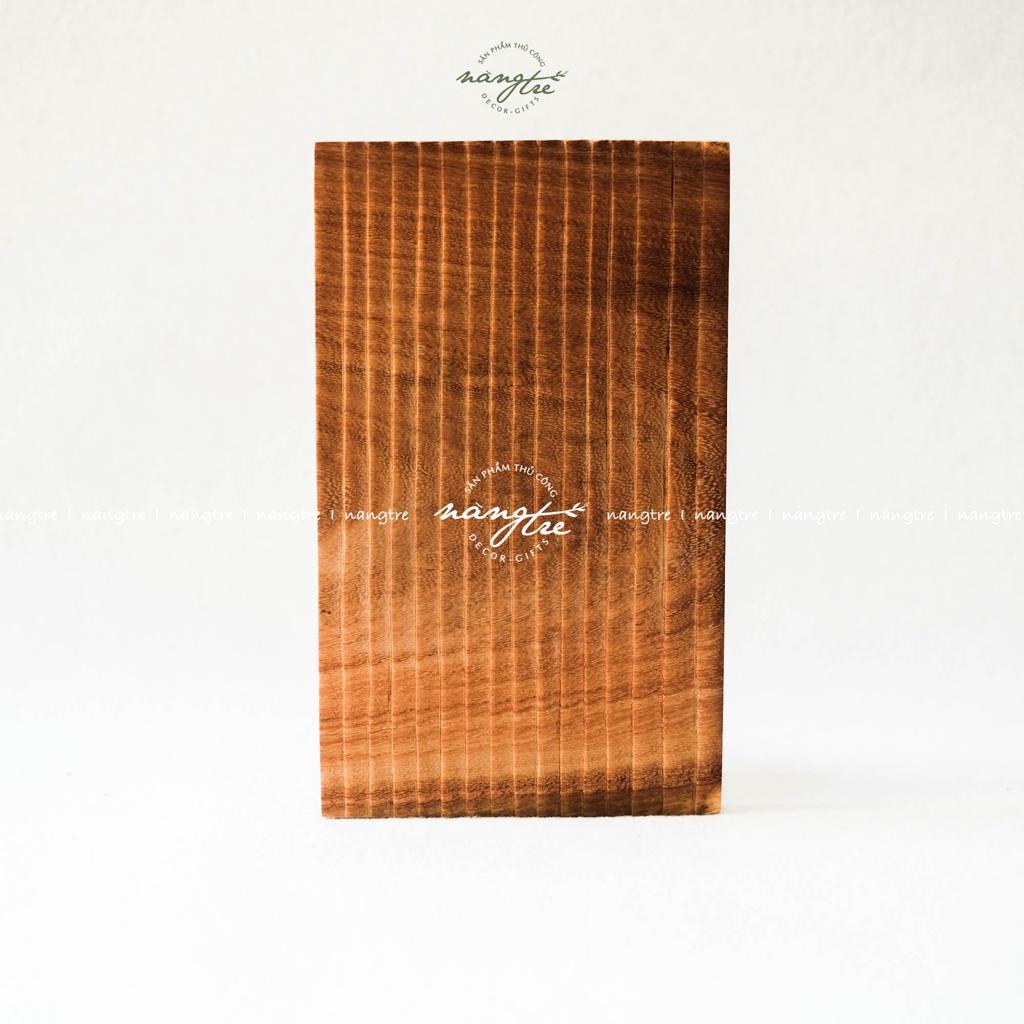 Khay thớt gỗ đỏ trang trí, decor