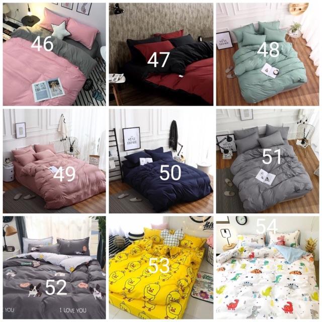 Bộ chăn ga gối poly cotton hàng nhập