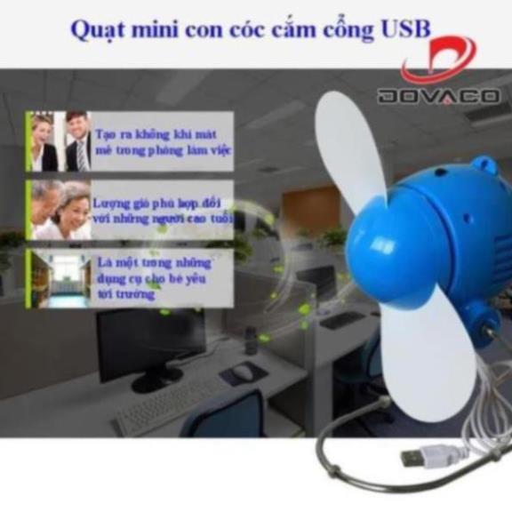 Quạt con cóc mini cắm cổng USB