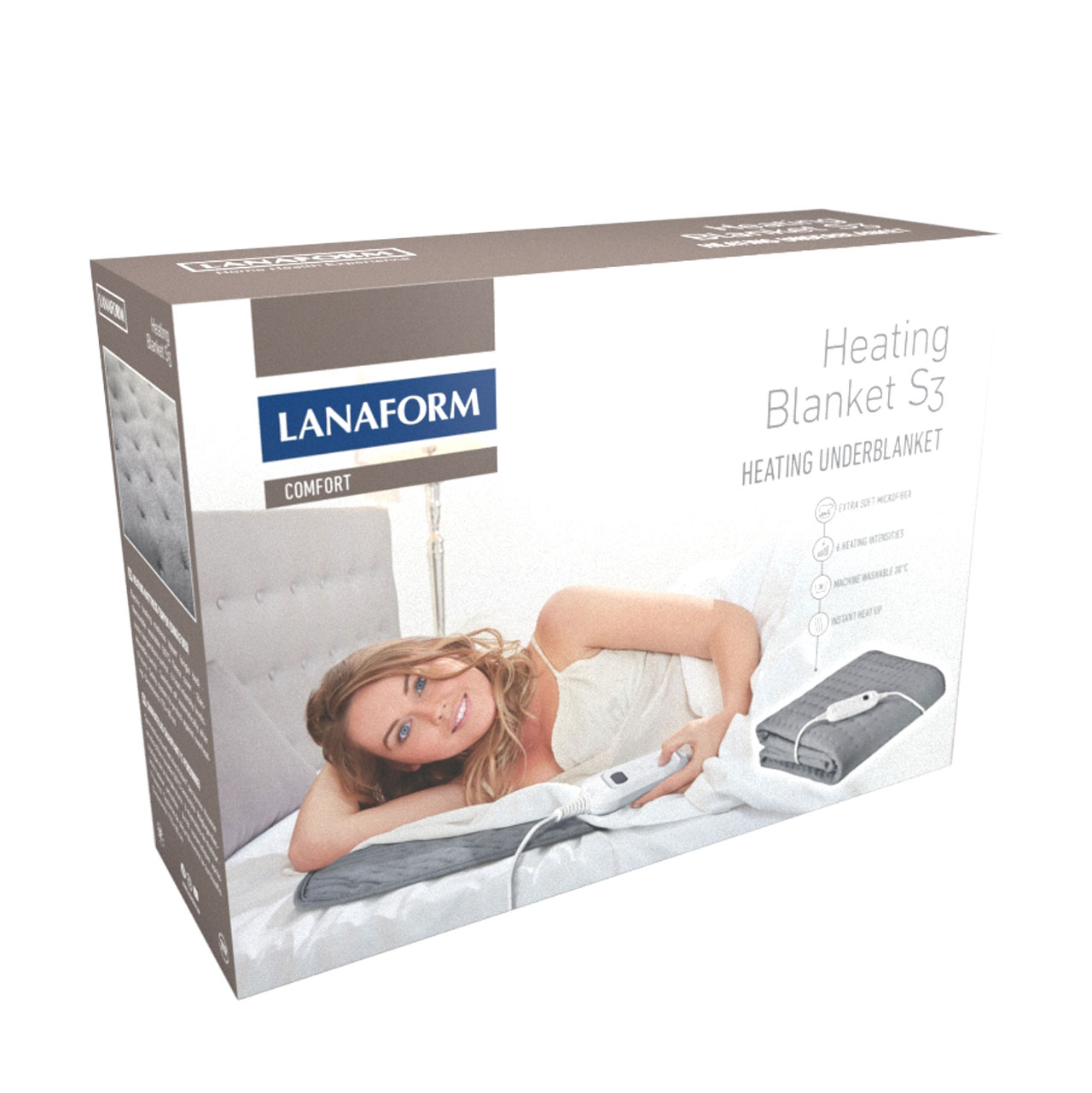 Đệm điện đơn Lanaform S3 nhập khẩu Vương Quốc Bỉ