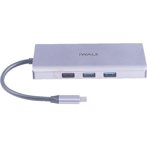 Cổng chuyển đổi iWalk 9-in-1 USB-C Hub ADH007 - Hàng chính hãng