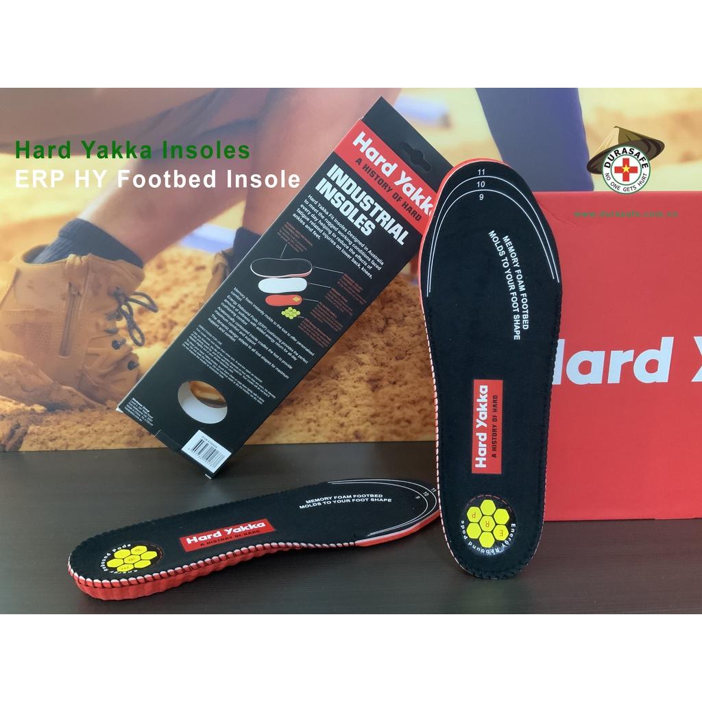 Đế lót giày siêu êm HARD YAKKA G60178 HY ERP Footbed Insole full Size 6-8, 9-11