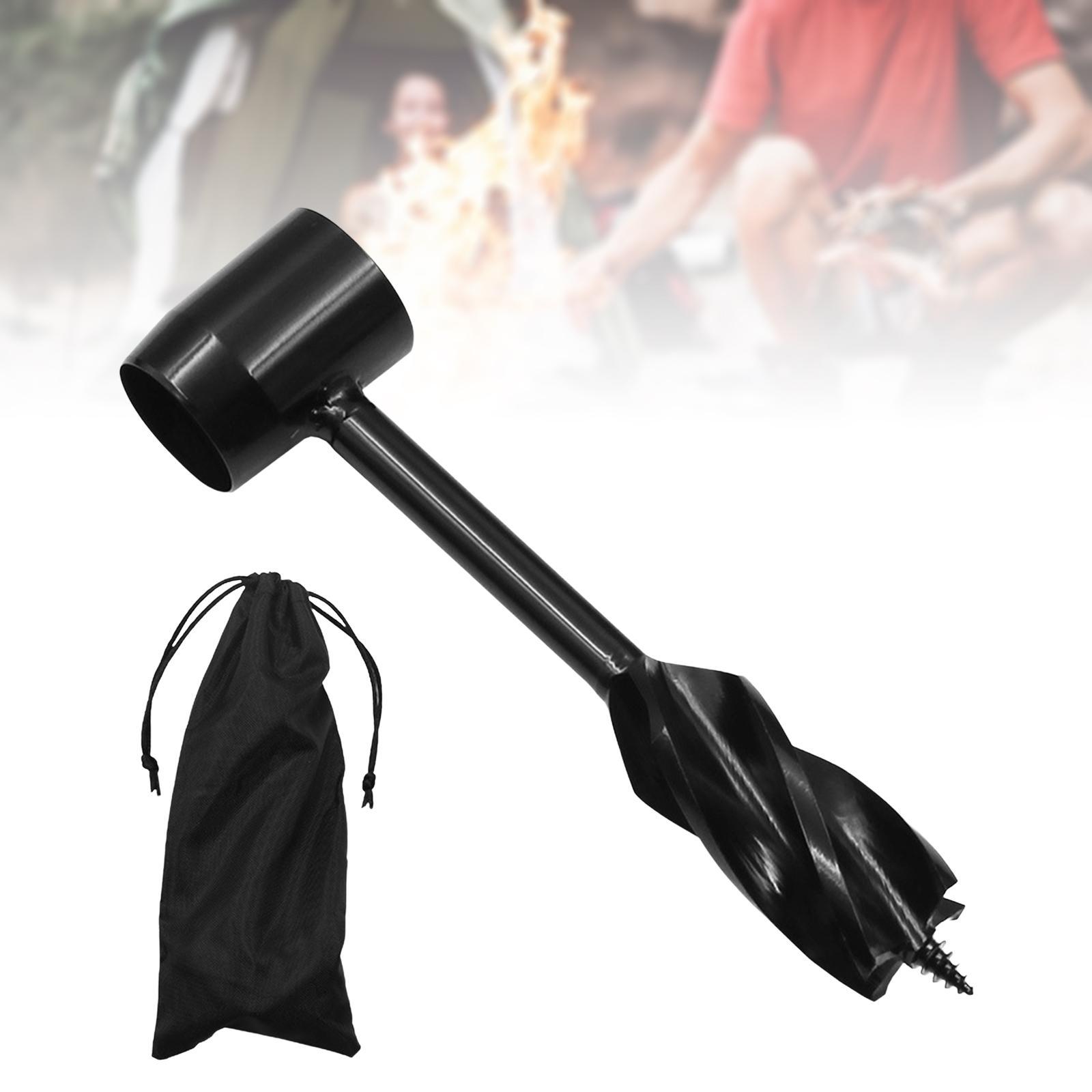 Bushcraft Settlers Tool for Survival Wood Auger Drill Bit Bushcraft Gear Hand Auger Drill Wood for Survival Travel Camping Outdoor
