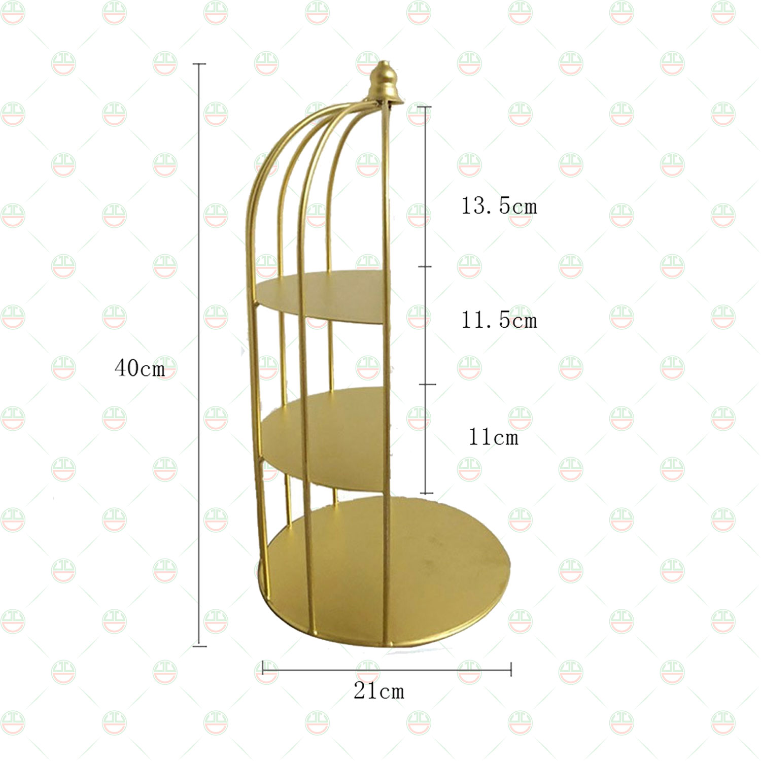 Kệ Lồng Chim 3 Tầng KhoNCC Hàng Chính Hãng Để Mỹ Phẩm - Đồ Dùng Trang Trí Decor Không Gian Nội Thất Cổ Điển Sang Trọng - KLM-KLC3T