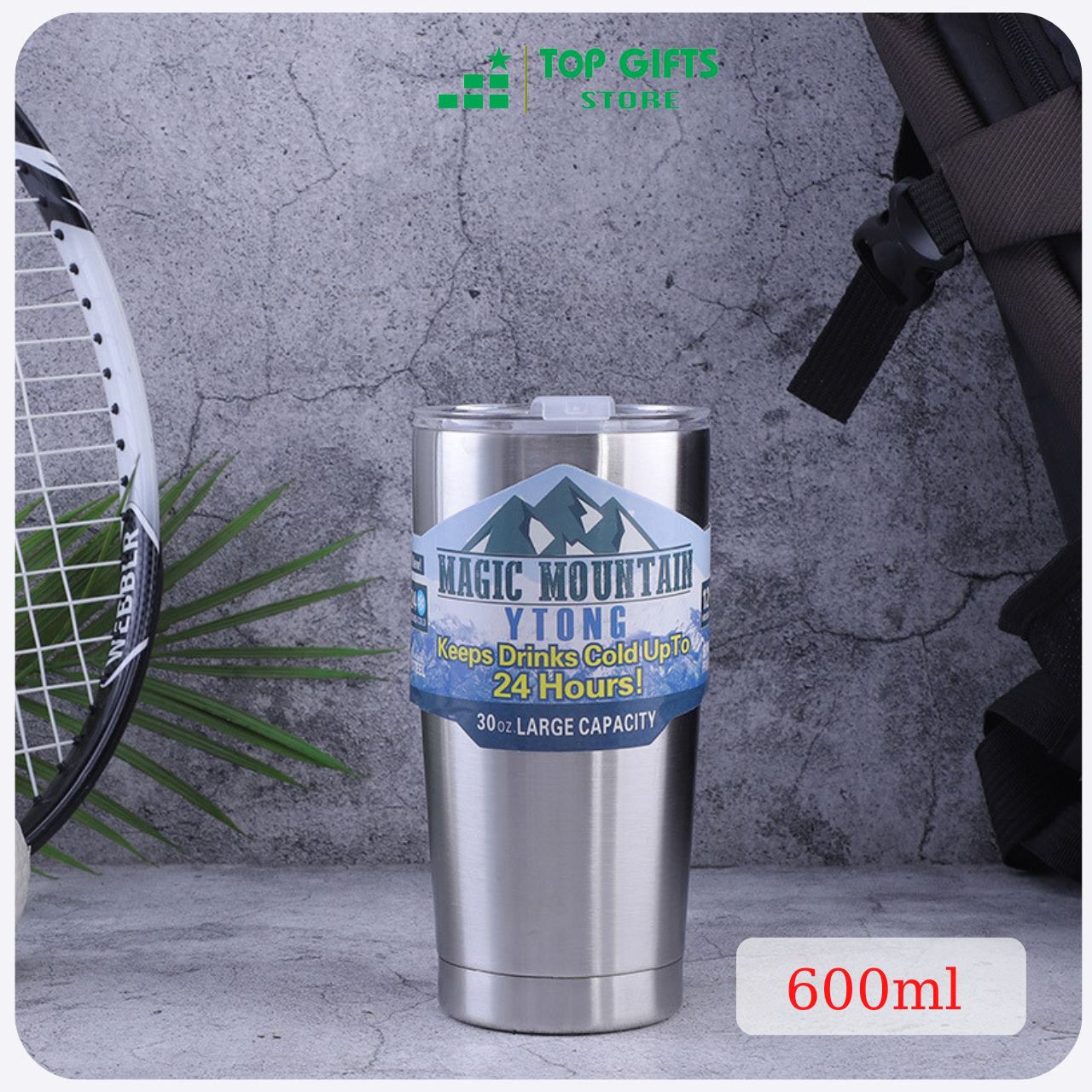 Ly Giữ Nhiệt CHIPLIFE INOX304 LGN052 dung tích 600ml - 900ml| Chống tràn và An toàn sức khỏe