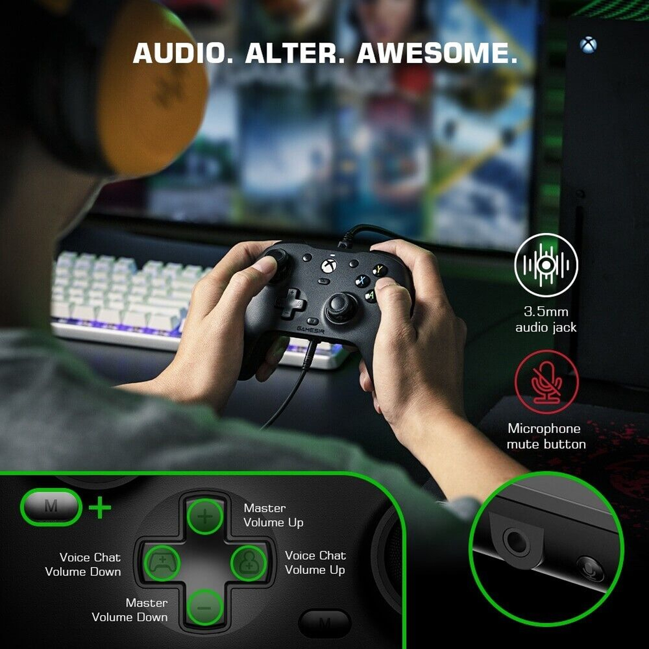 GAMESIR G7 G7 SE Tay Cầm Chơi Game Dành Cho Laptop PC Chơi FO4 FIFA PES XBOX - Hàng Chính Hãng