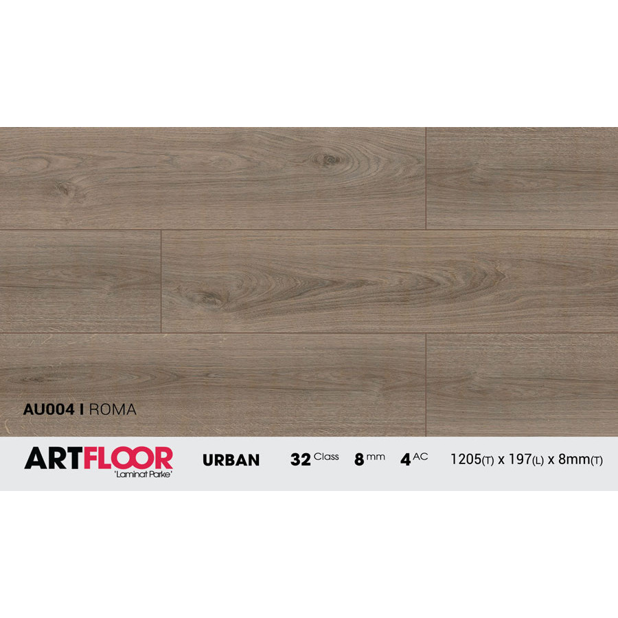 Sàn Gỗ Công Nghiệp Sàn gỗ  Artfloor AU004 - Urban - Roma - 8mm - AC4