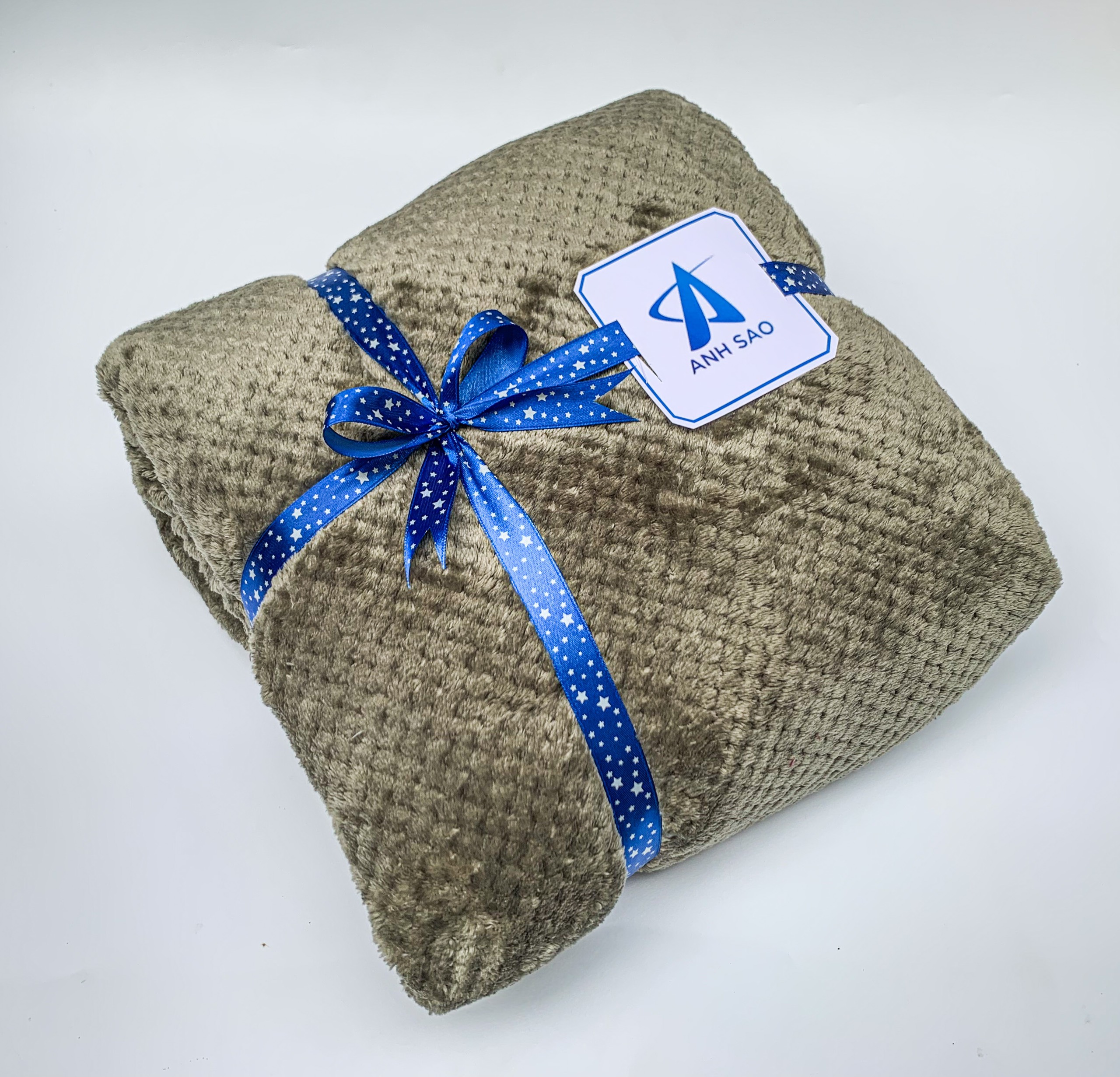 Mền lông cừu vân hạt bắp vải microfiber cao cấp A 1m6x2m - mềm mại, ấm áp, thấm hút tốt