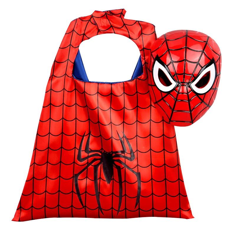 (Có Sẵn) Bộ Khiên Và Mặt Nạ Người Nhện Spider Man Có Nhạc Và Đèn Cực Kỳ Hấp Dẫn Cho Bé