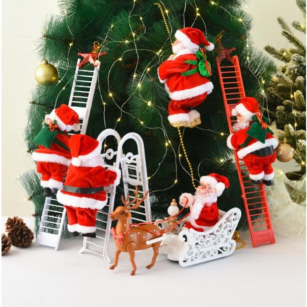 Ông Già Noel Leo Dây - Đồ Chơi Ông Già Noel Phát Nhạc