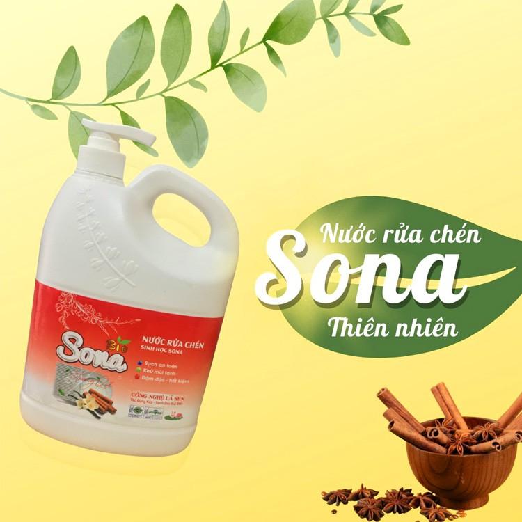 Nước Rửa Chén SoNa Hương Quế 1,6kg