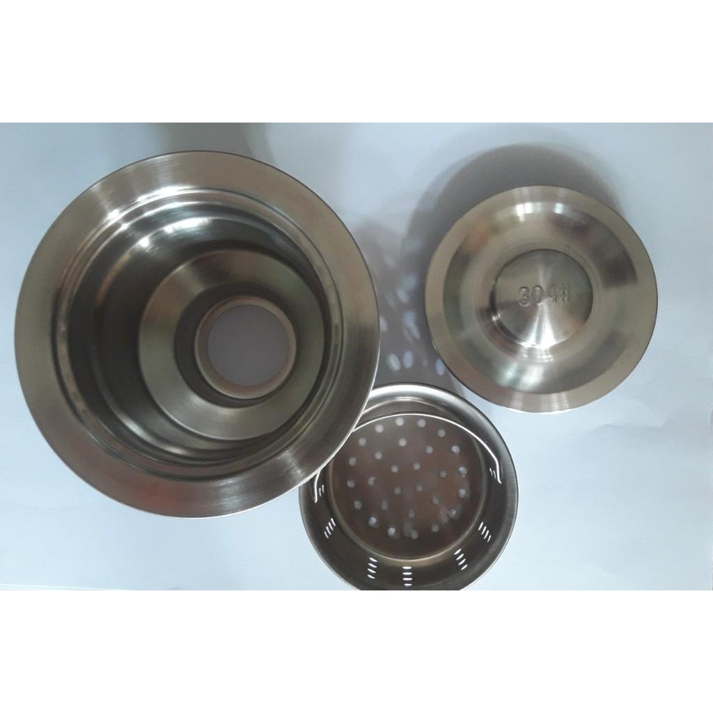 LỌC RÁC CHẬU RỬA CHÉN PHI 110 INOX 304 CHỐNG RỈ