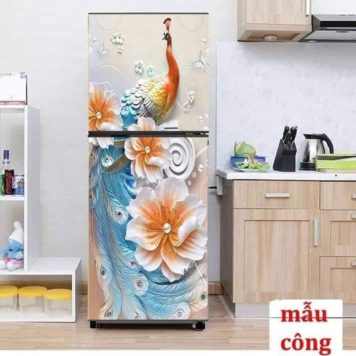 miếng dán tủ lạnh 3d cao cấp