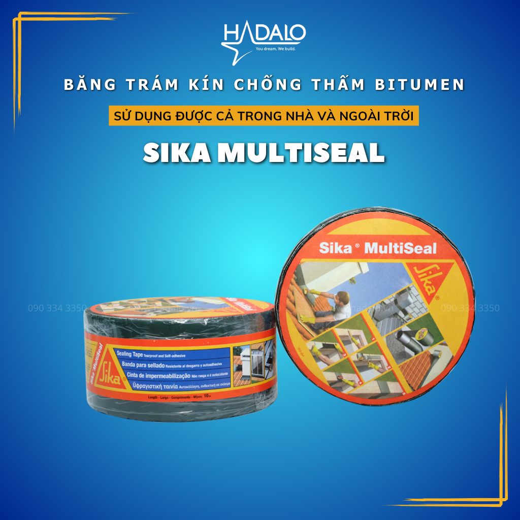 Băng keo chống dột Sika Multiseal - Băng keo chống thấm Bitumen