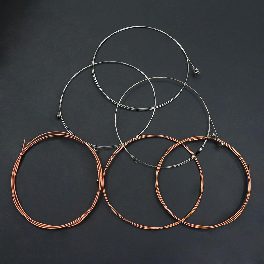 3X Durable 6pcs E-B- Strings for Acoustic Guitar