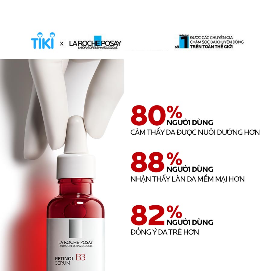 Dưỡng chất giúp giảm thâm nám, nếp nhăn và làm đều màu da La Roche-Posay Retinol B3 Serum 30ml