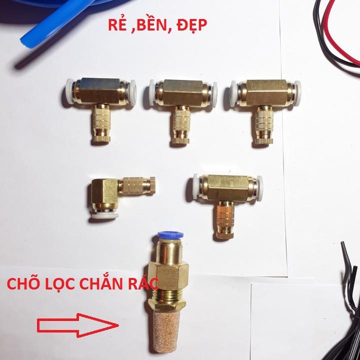 bộ phun sương làm mát, tưới lan - máy bơm áp lực 12v ( chưa bao gồm adapter (nguồn) )