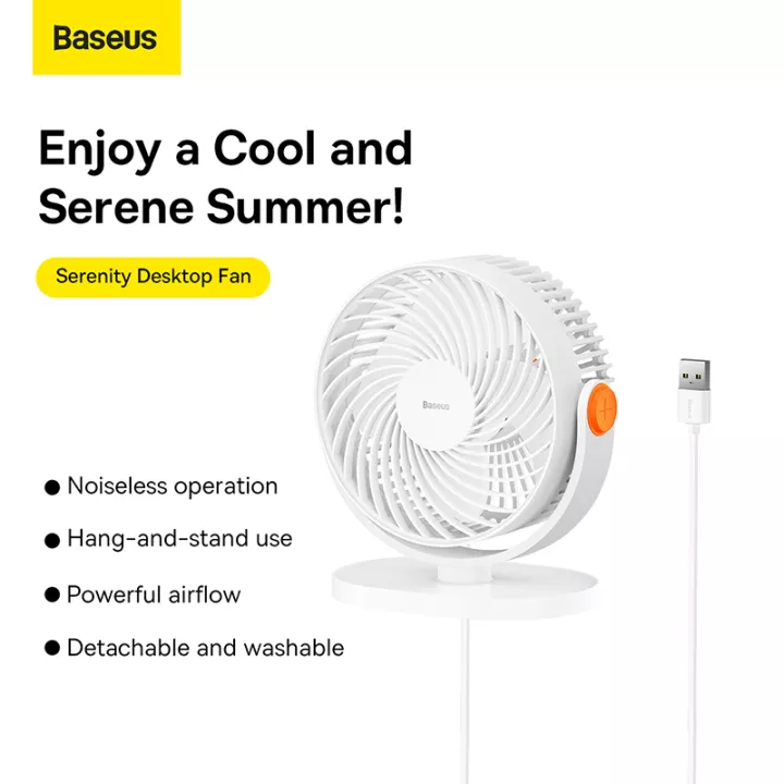 Quạt để bàn Baseus Serenity Desktop Fan Pro- hàng chính hãng