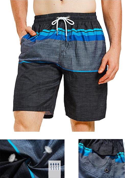 Quần shorts đi biển nam vải dù, phong cách