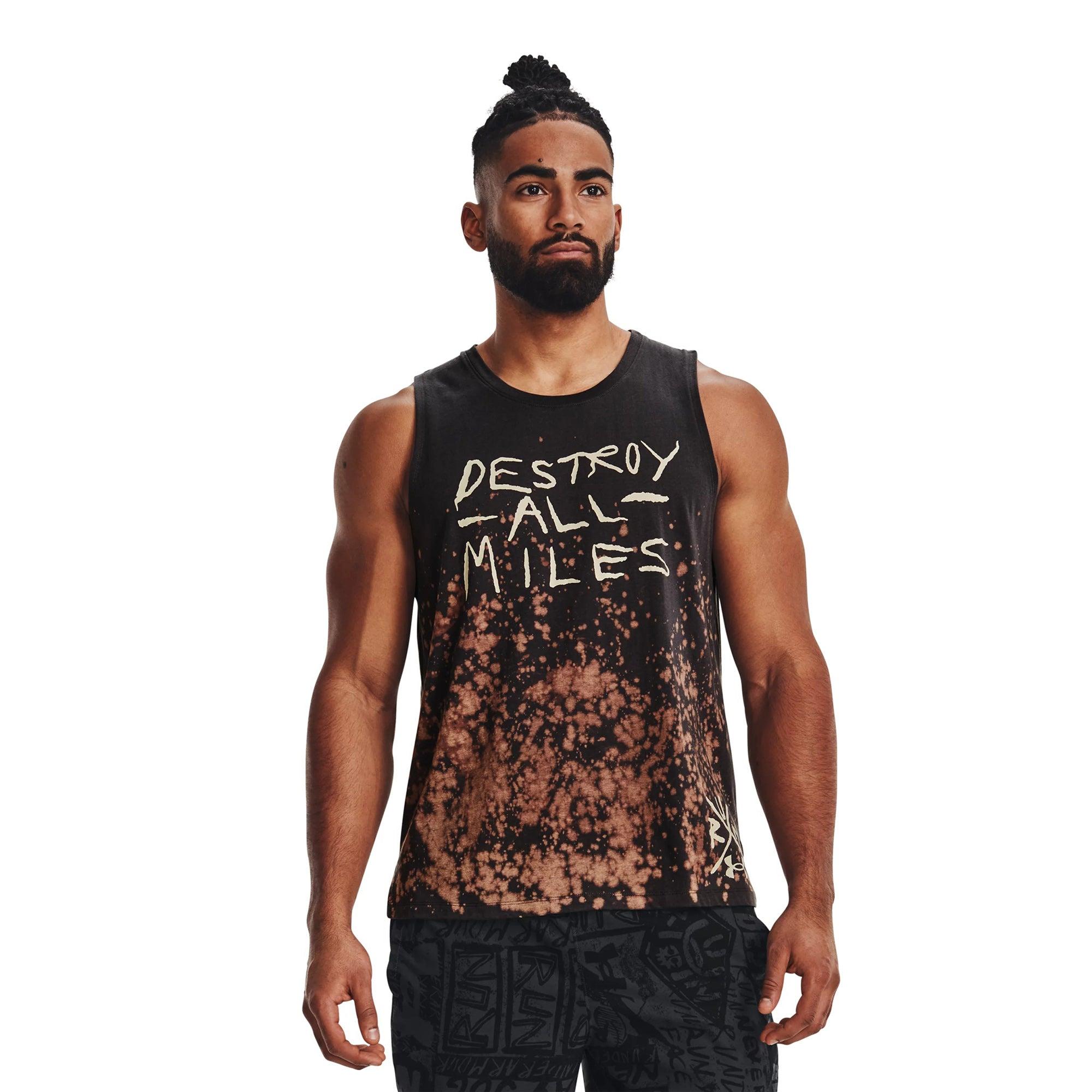 Áo ba lỗ thể thao nam Under Armour Destroy All Miles Singlet - 1370335-010