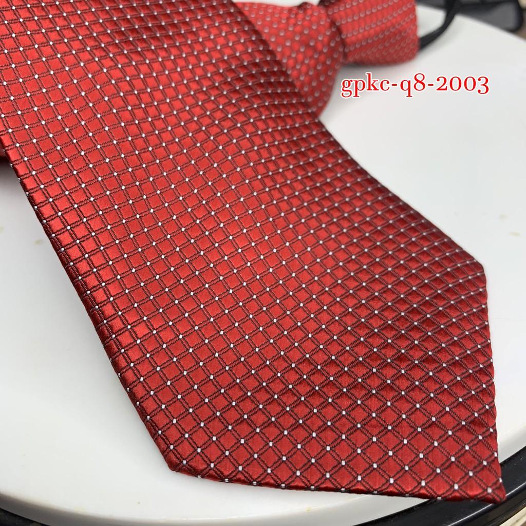 Cavat nam bản 8cm dây kéo thắt sẵn cà vạt nam dầy 3 lớp Giangpkc Q801-10