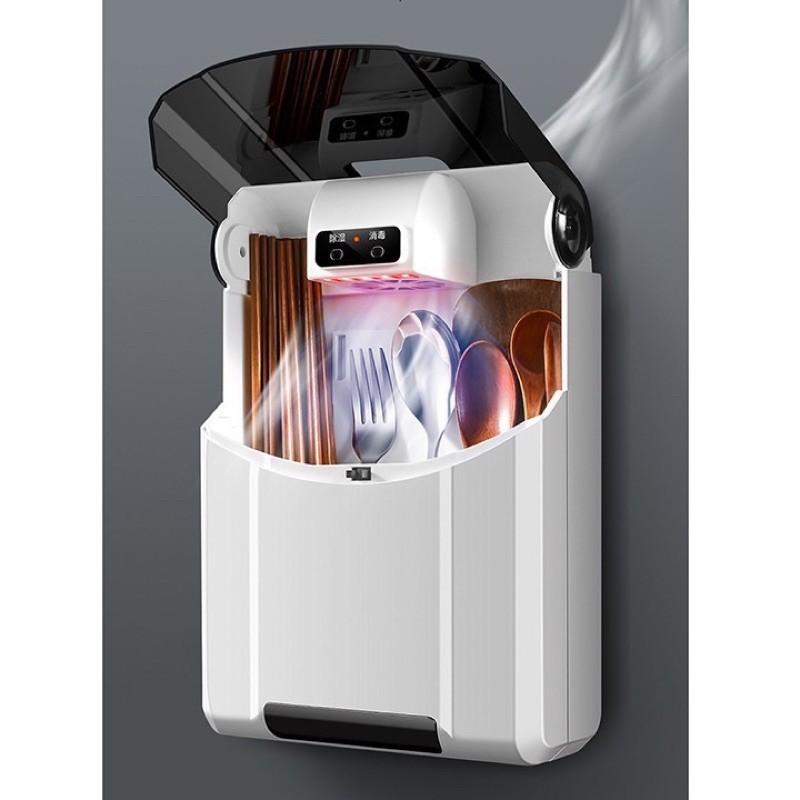 Máy Sấy Khô Khử Khuẩn Đũa Thìa Bằng Tia UV Diệt Sạch 99.9% Vi Khuẩn - Tự Động Ngắt