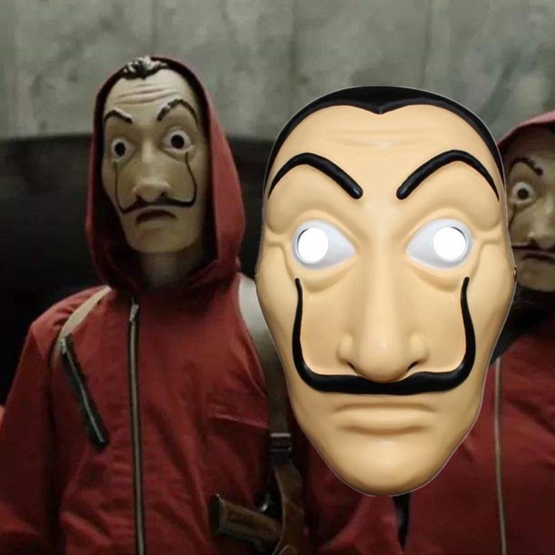 Mặt nạ Hac - ker - Queen Salvador Dali - Money Heist - Phi vụ thế kỷ