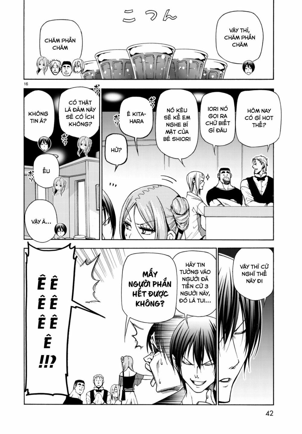 cô gái thích lặn - grand blue chapter 37 16