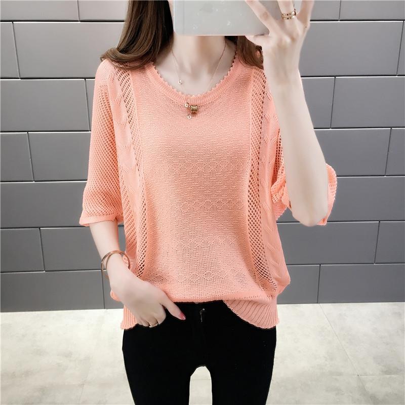 Áo len công sở mỏng tay lỡ, thời trang hè thu xinh cho phái nữ CS32