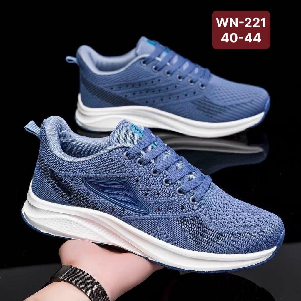 Giày sneaker nam giày thể thao nam màu xanh (WN221)