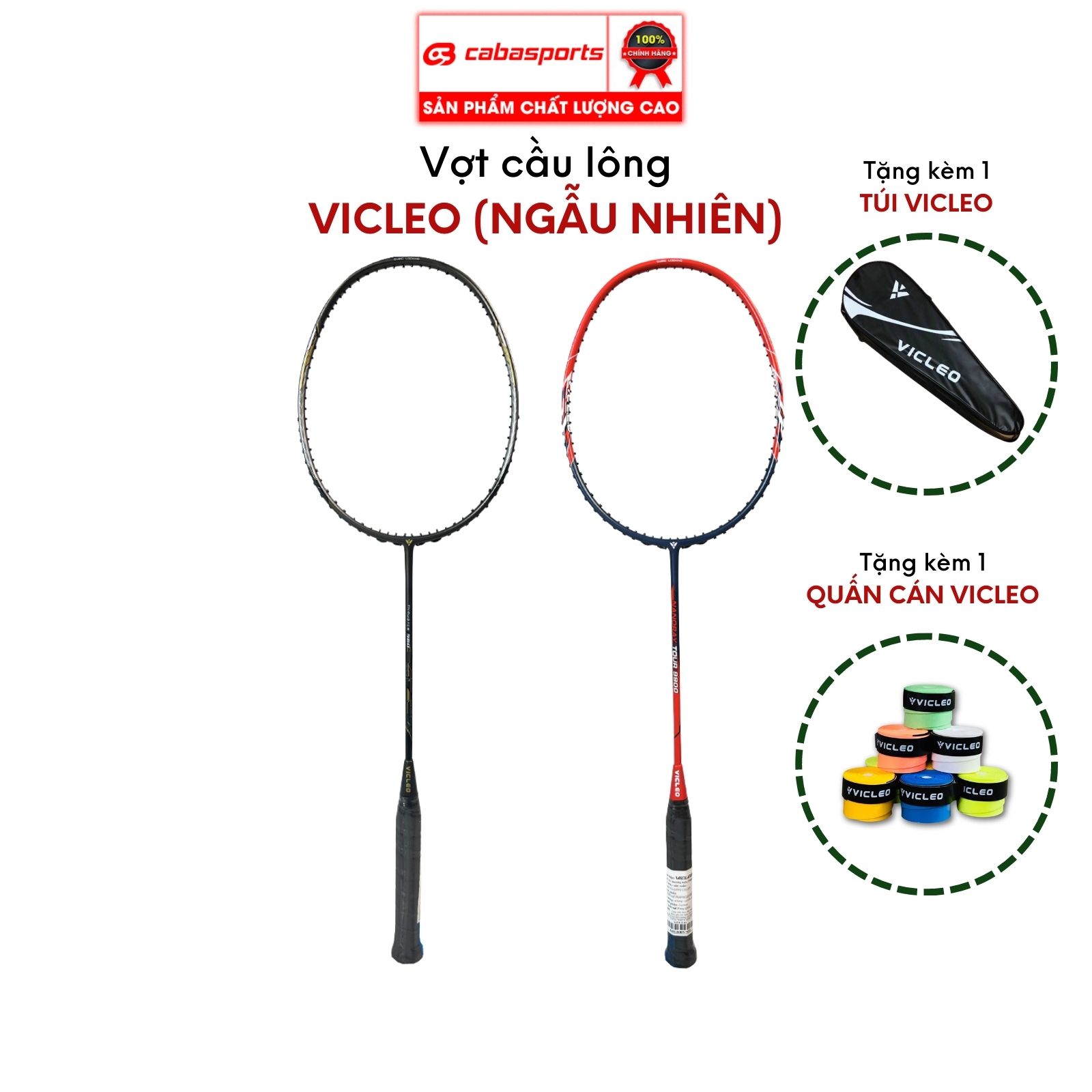 Vợt cầu lông Vicleo carbon công thủ toàn diện, vợt cầu lông đơn siêu nhẹ giá rẻ