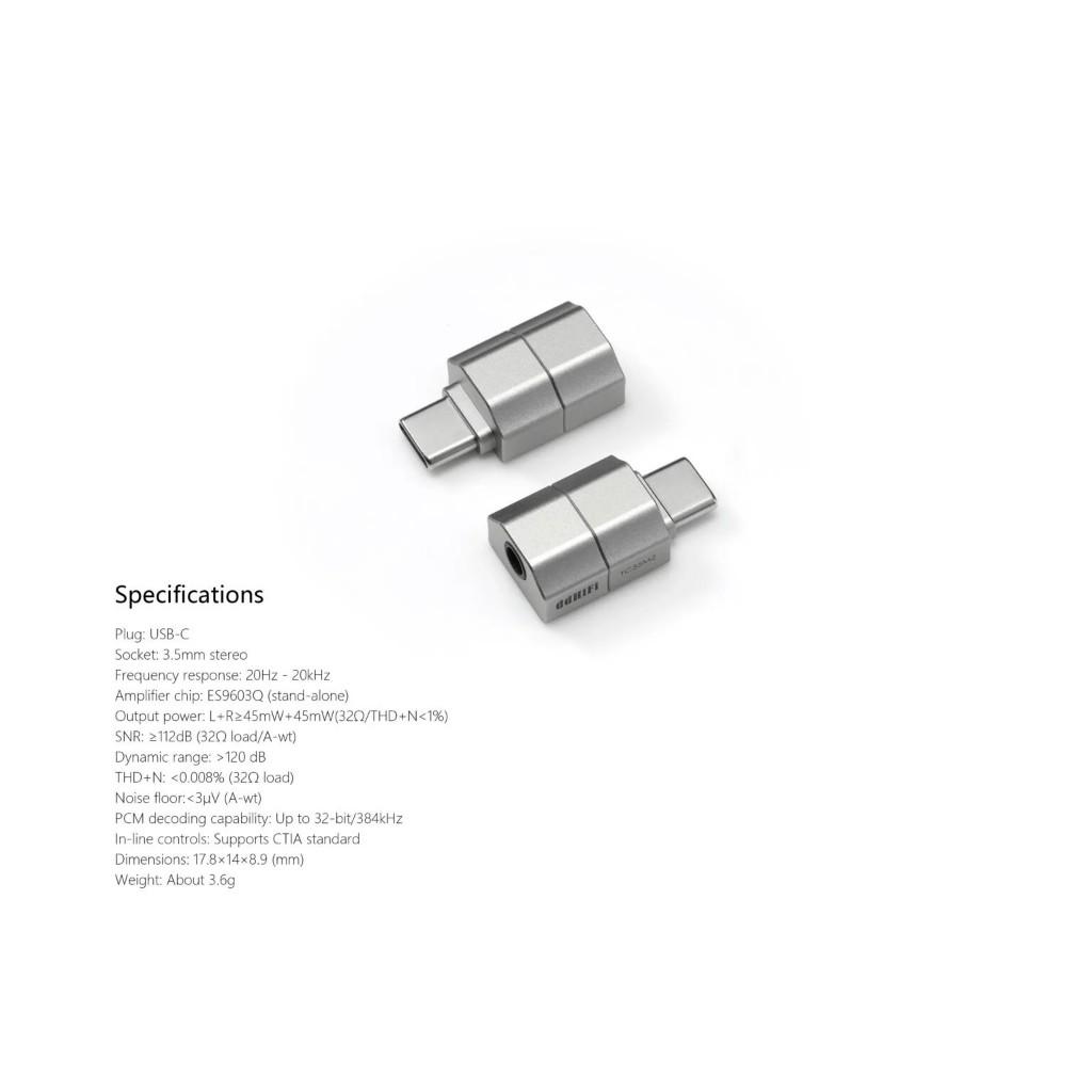 Bộ Giải Mã Di Động Dac/Amp ddHiFi TC35M2 Hàng Chính Hãng - Bảo Hành 12 Tháng