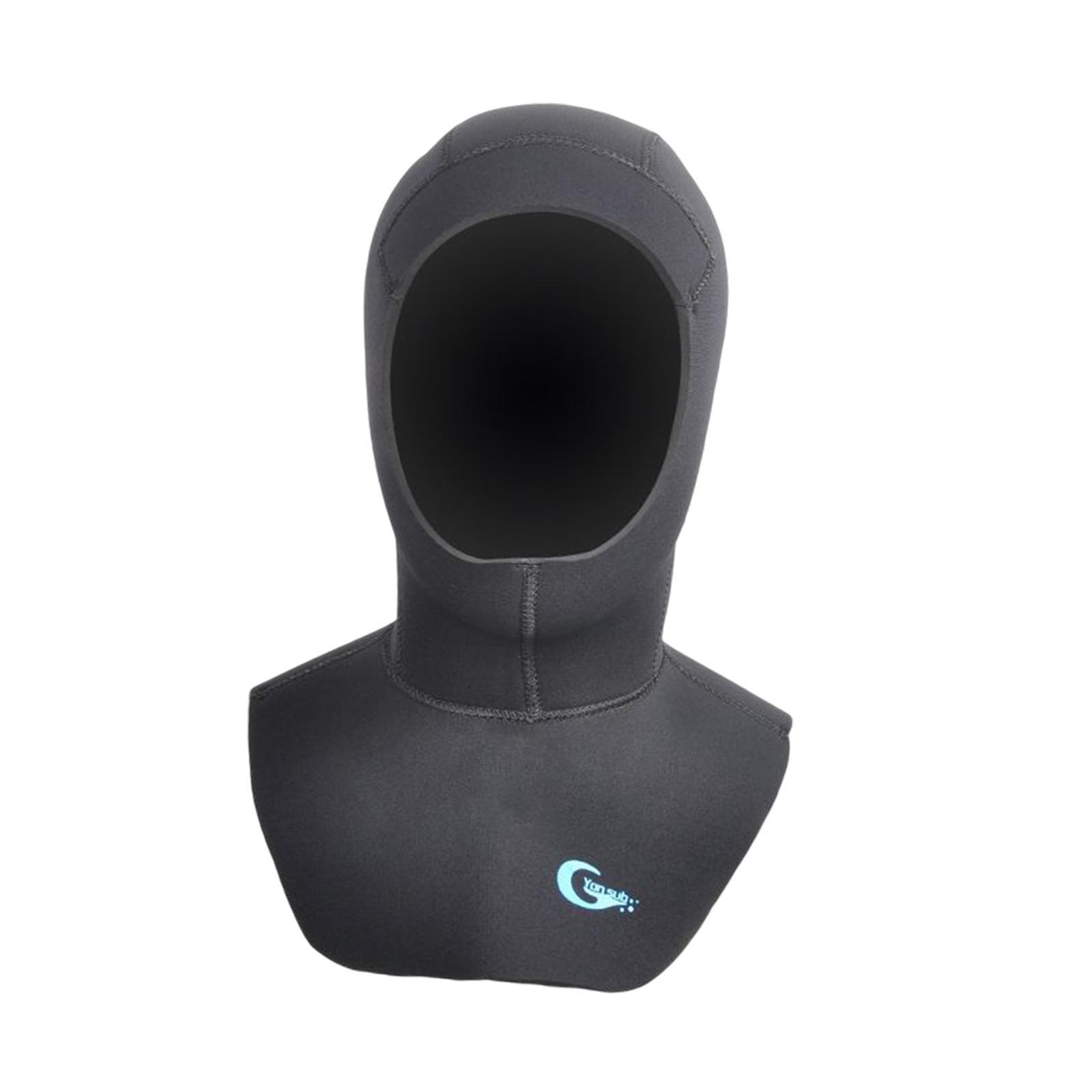 Diving Hood 5MM Neoprene Wetsuit Dive Hood for Men Women Dive Cap Surfing Thermal Hood for Water Sports