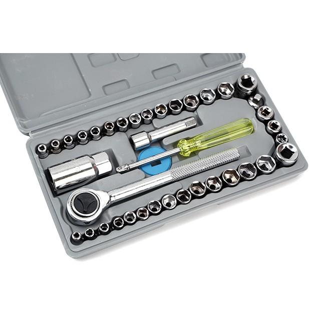 BỘ SỬA CHỮA ĐA NĂNG 40 MÓN CHO XE MÁY, Ô TÔ