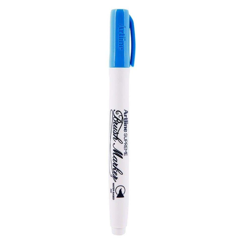 Bút Lông Kim Artline Supreme Brush Marker - Màu Xanh Da Trời