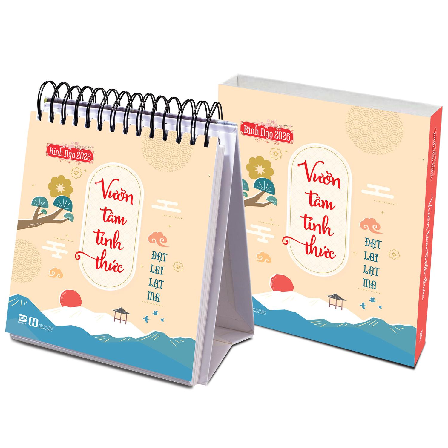 Lịch Bàn 2026 - Vườn Tâm Tỉnh Thức