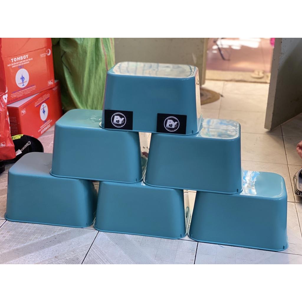 Khay Xanh Dương 7 lít kích thước 30x22x16 đủ màu, nuôi cá, trồng rau, đựng đồ tiện lợi